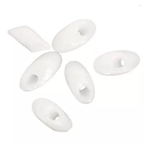 Long Magatama Miyuki 4x7 mm LMA-402 - Blanco Opaco x10g