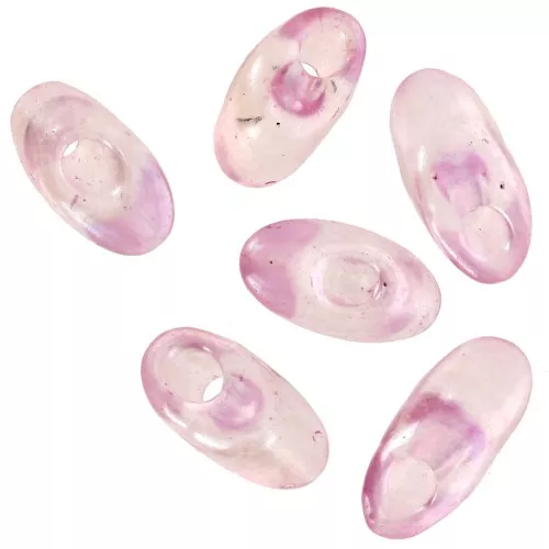 Long Magatama Miyuki 4x7 mm LMA-3503 - Transparent Pale Orchid Luster x10g