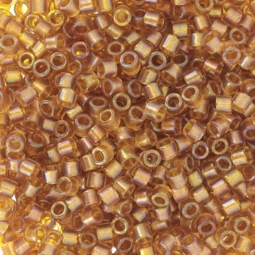 Miyuki Delica 10/0 DBM0065 - Lined Topaz AB x8g