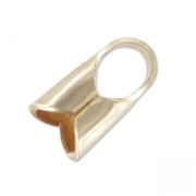 Terminales para cordón 4 mm Gold filled x2|raw }}