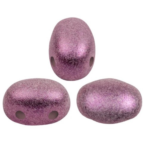 Cuentas de vidrio Samos® by Puca® 7x5 mm - Stardust Amatista x10g