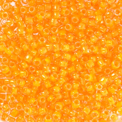 Rocalla Toho 11/0 TO11R801 - Luminous Neon Tangerine x8g