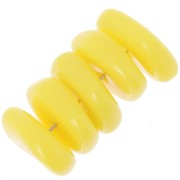 Cuentas redondas irregulares de 13 mm en resina opaca - Amarillo sol x6|raw }}