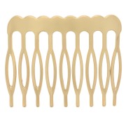 Pequeño peine pinza para el pelo para decorar 23x29 mm - Dorado x1