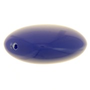 Cuentas planas - cuadrado redondeado - resina opaca 16 mm - Azul duro x5