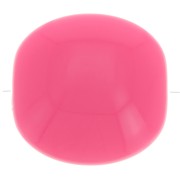 Cuentas planas - cuadrado redondeado - resina opaca 16 mm - Candy pink x5|raw }}