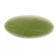 Cuentas planas - cuadrado redondeado - resina opaca 16 mm - Caqui x5