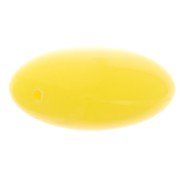 Cuentas planas - cuadrado redondeado - resina opaca 16 mm - Amarillo sol x5