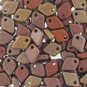 Dragon Scale Bead 1.5x5 mm Bronce Mix x5g|raw }}