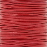 Cordón de cuero europeo 1 mm - Rojo x1m|raw }}