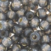 Rocalla Miyuki Duracoat 8/0 4251 - Dyed Smoke Gray Silverline x8g