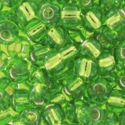 Rocalla Miyuki 8/0 2423 - Lime Silverline|raw }}