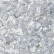 Rocalla Miyuki 8/0 242 - Spkl Pewter Lined Crystal x8g