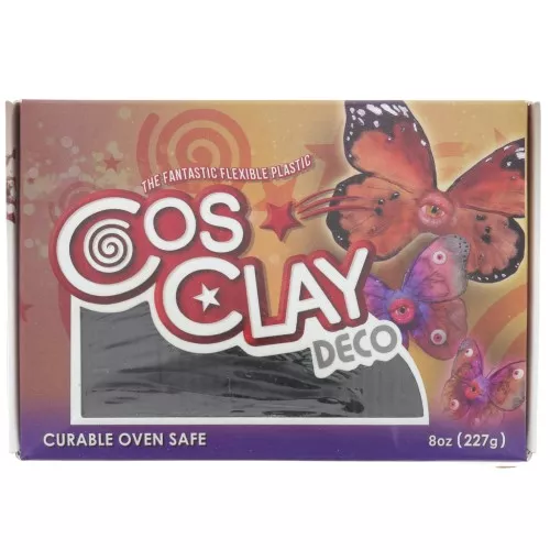 Cosclay Deco arcilla polimérica - Negro x227g