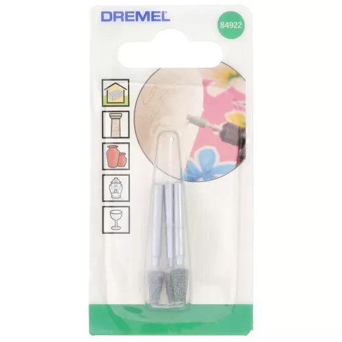 Muelas abrasivas de carburo de silicio 11x5 mm - Dremel - grano medio x3
