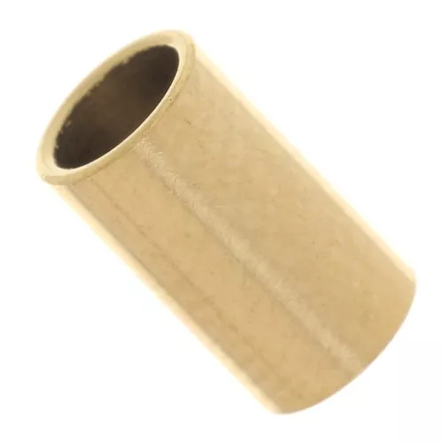 Extremos de tubo de acabado para cordón de 3 mm - Acero inoxidable Dorado 304 x4