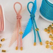 Terminales tubo para cordón de 3 mm - acero inoxidable 304 x10