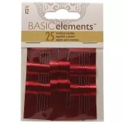 Agujas para cuentas n°12 - Acero x25