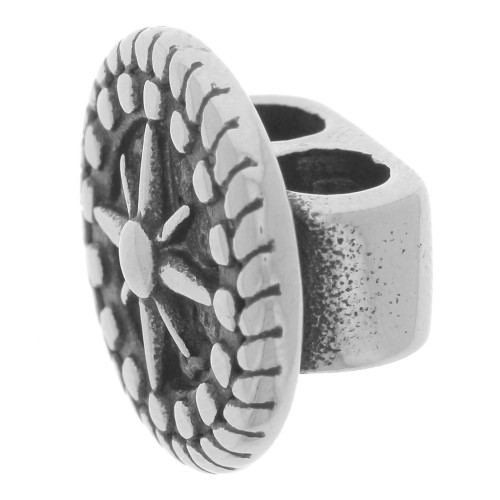 Doble cuenta pasante 11x18 mm para minas de 4,5 mm - Acero inoxidable 304L x1