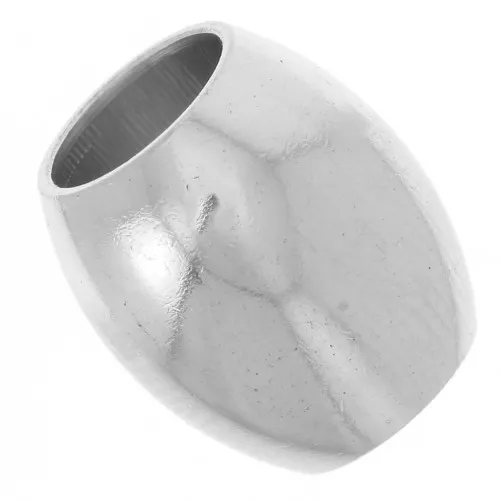 11x10 mm Cuenta con forma de oliva - Acero inoxidable 304L x5
