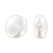 Coin nacrada PureCrystal 5860 10 mm White Pearl