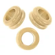 Arandelas de agujero grande 6,4x3 mm - Acero inoxidable 304 Gold x5