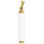 Colgante tubo desenroscable 45x8 mm - Acero inoxidable 304L Dorado x1|raw }}