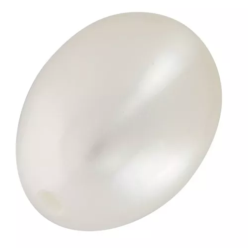 Cuenta con forma de oliva 9x7 mm - Grado AAA - Blanco x2