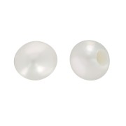Perlas semi-perforadas redondas de agua dulce 2 mm - Grado AA+ - Blancas x2|raw }}