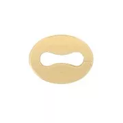 Sujeciones ovaladas de 5,5 x 4 mm - Gold filled (oro laminado) x10