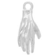 Colgante de mano 18x7 mm - motivo ojo - Plata de Ley 925 x1