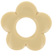 Colgante flor 21 mm en resina opaca - Gamuza x1|raw }}