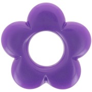 Colgante flor 21 mm en resina opaca - Violeta x1|raw }}