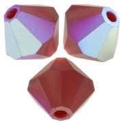 Preciosa cuenta rondelle - Cuenta 6 mm - Siam AB mate x12|raw }}