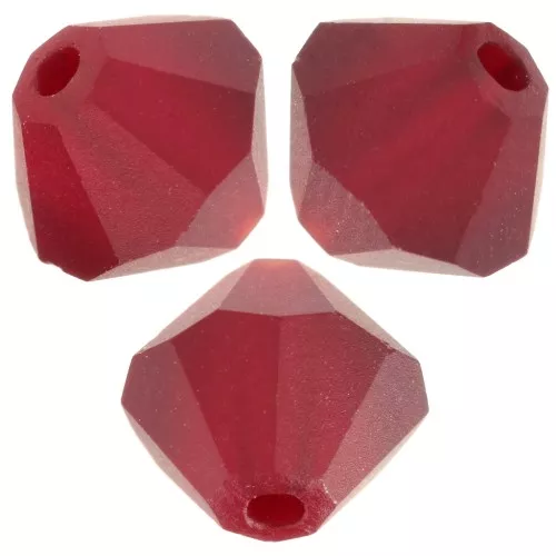 Preciosa cuenta rondelle - Cuenta 6 mm - Siam mate x12