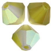 Preciosa cuenta rondelle - Cuenta 6 mm - Olivino AB mate x12|raw }}