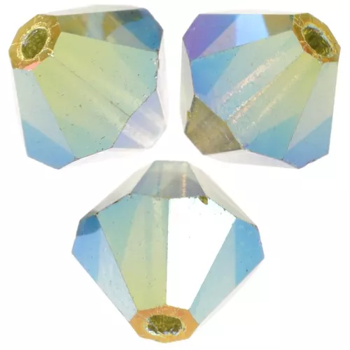 Preciosa cuenta rondelle - Cuenta 6 mm - Olivino AB 2X x12