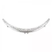 Entrepieza para collar 155x14 mm Chapado Plateado envejecido