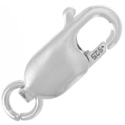 Cierre mosquetón 13,5 mm - Plata de ley 925 x1