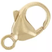 Cierre mosquetón 13 mm - Gold filled (oro laminado) x1