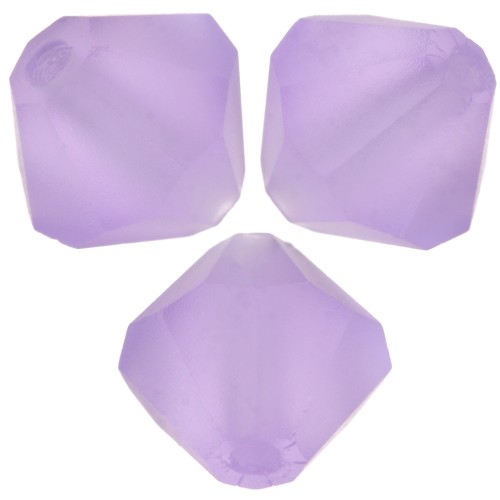 Preciosa cuenta rondelle - Cuenta 6 mm - Violeta Mate x12