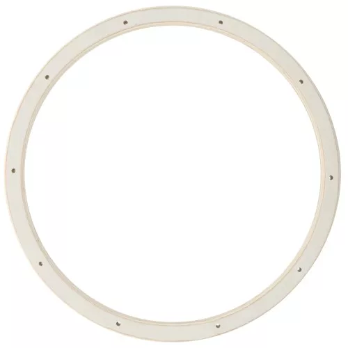 Círculo de madera de 22 cm con agujeros para móvil - Natural x1