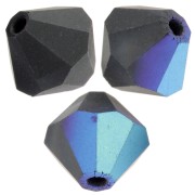 Preciosa Cuenta arandela - Cuenta 6 mm - Azabache AB Mate x12|raw }}