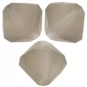 Preciosa Cuenta arandela - Cuenta 6 mm - Diamante negro mate x12