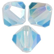 Preciosa Cuenta arandela - Bead rondelle 5 mm - Aqua Bohemica AB 2X x12|raw }}