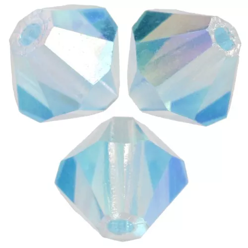 Preciosa Cuenta arandela - Bead rondelle 5 mm - Aqua Bohemica AB 2X x12