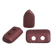 Cuentas de vidrio Piros® by Puca® 2x5 mm - Trendy Wine Lees Mat x10g