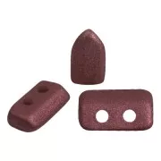 Cuentas de vidrio Piros® by Puca® 2x5 mm - Trendy Wine Lees Mat x10g