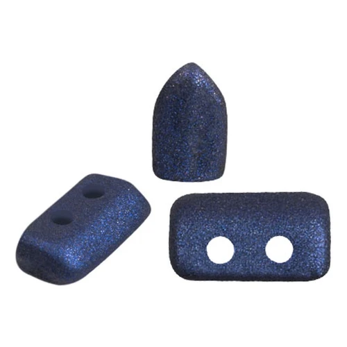 Cuentas de vidrio Piros® by Puca® 2x5 mm - Trendy Night Azul Mate x10g