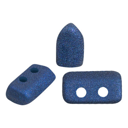 Cuentas de vidrio Piros® by Puca® 2x5 mm - Trendy Azul Real Mate x10g